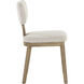 Rickett Weathered Oak / Dove Cream Dining Chair, Set Of 2